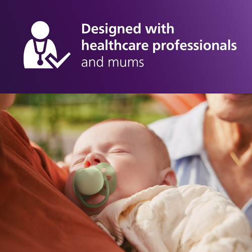 Philips Avent Ultra Soft Napp 0–6m 2-Pack, Grön/Blå