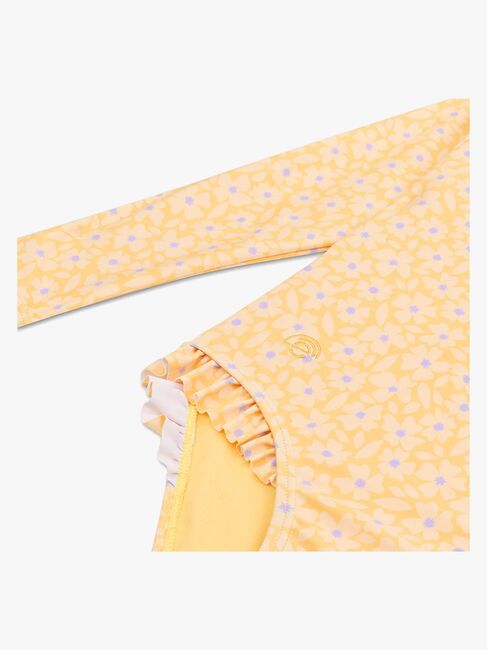 Swim Essentials  Långärmad UV-Dräkt, Florish Yellow