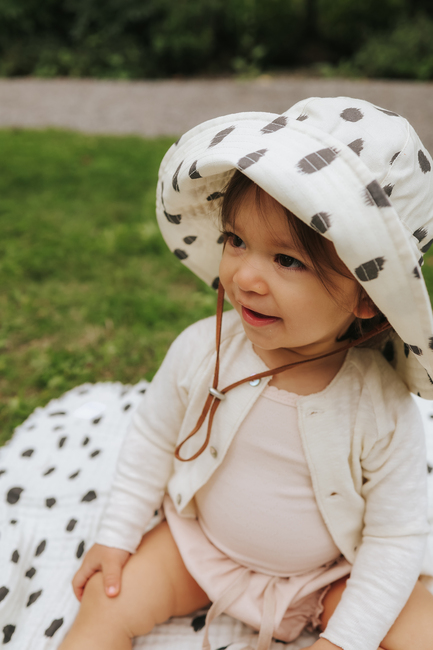 Elodie Soft Cotton Filt, Dalmatian Dots