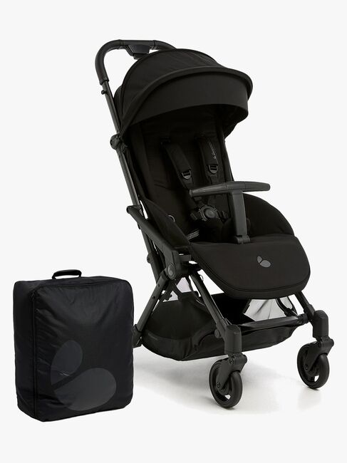 Beemoo Easy Fly Lux 4 Sulky Inkl. Padded Transportväska, Jet Black