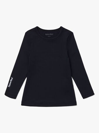 Hyperfied Long Sleeve Logo Top, Anthracite
