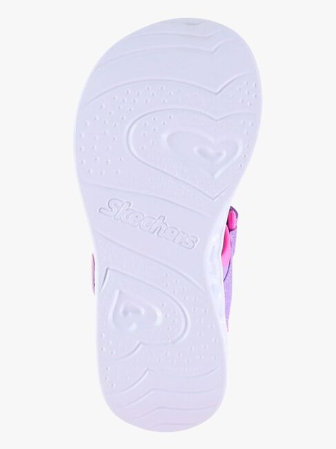 Skechers Heart Lights  Blinkande Sandaler, Purple