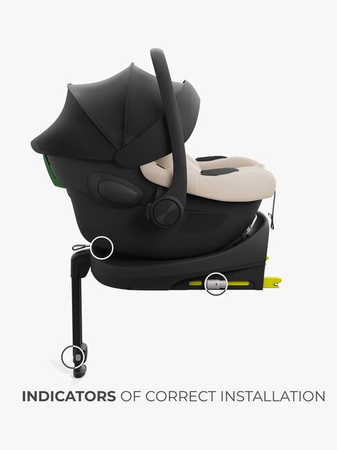 Kinderkraft I-LITE Babyskydd inkl. ENDURA SAFE FX Bas, Beige