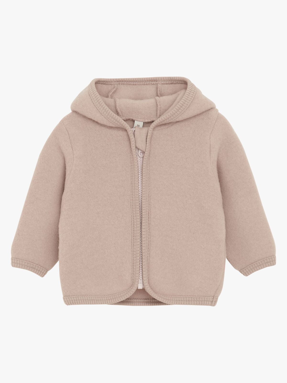 Huttelihut Ullfleecejacka Merinoull, Mahogany Rose