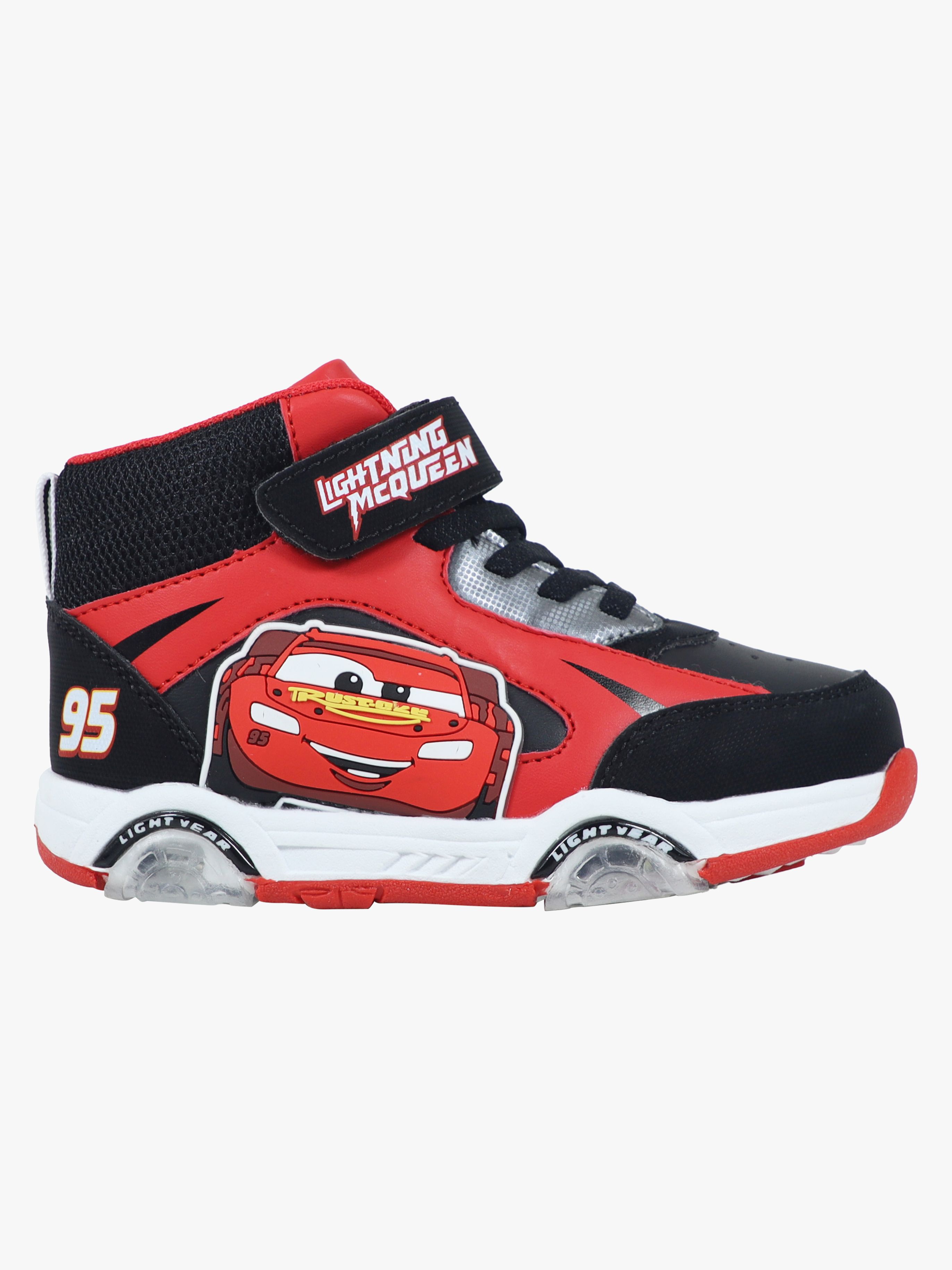 Disney Cars Mid Blinkande Sneakers, Svart, 27