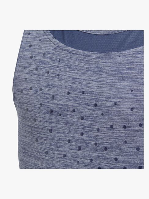 Adidas Girls Dotty Tank Träningslinne, Nobel Indigo
