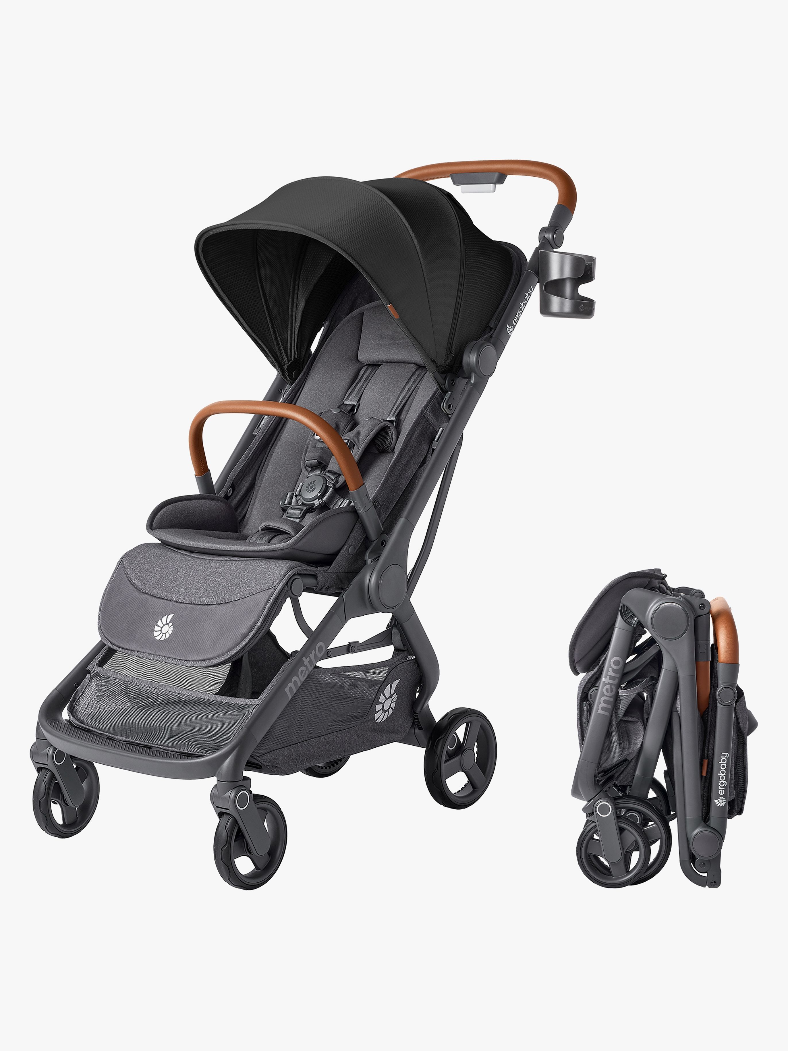 Ergobaby Metro 3 Deluxe Sulky, Jet Black