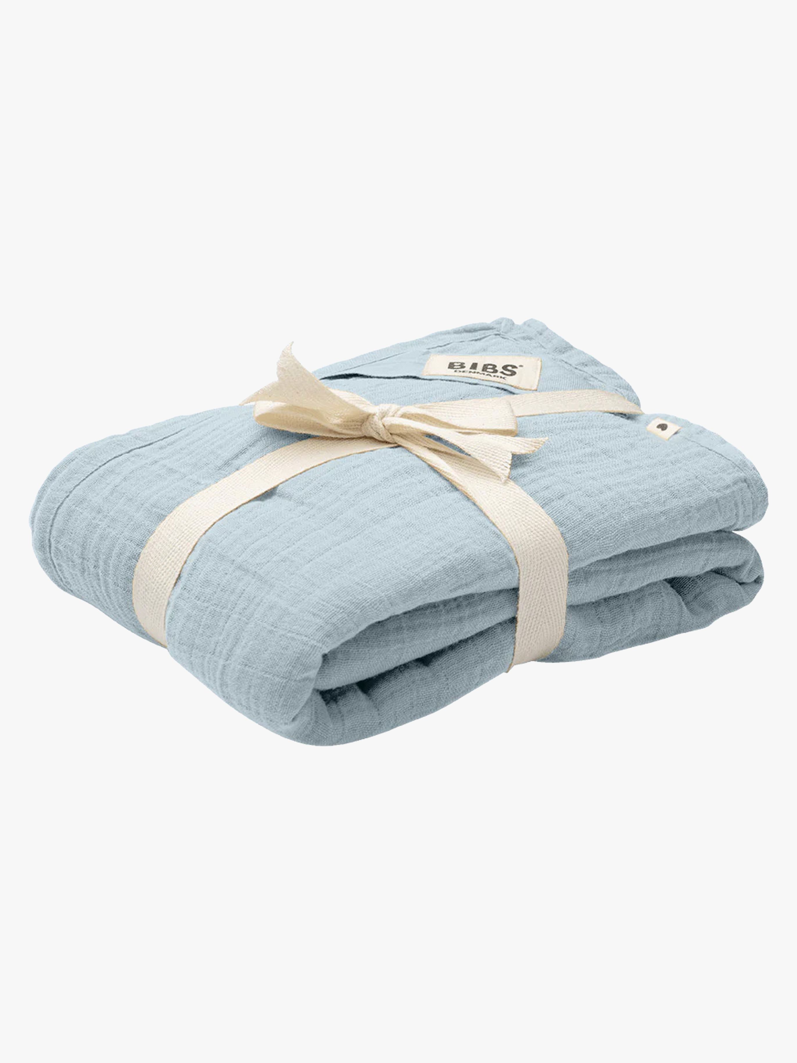 BIBS Cuddle Swaddle Muslinfilt, Baby Blue