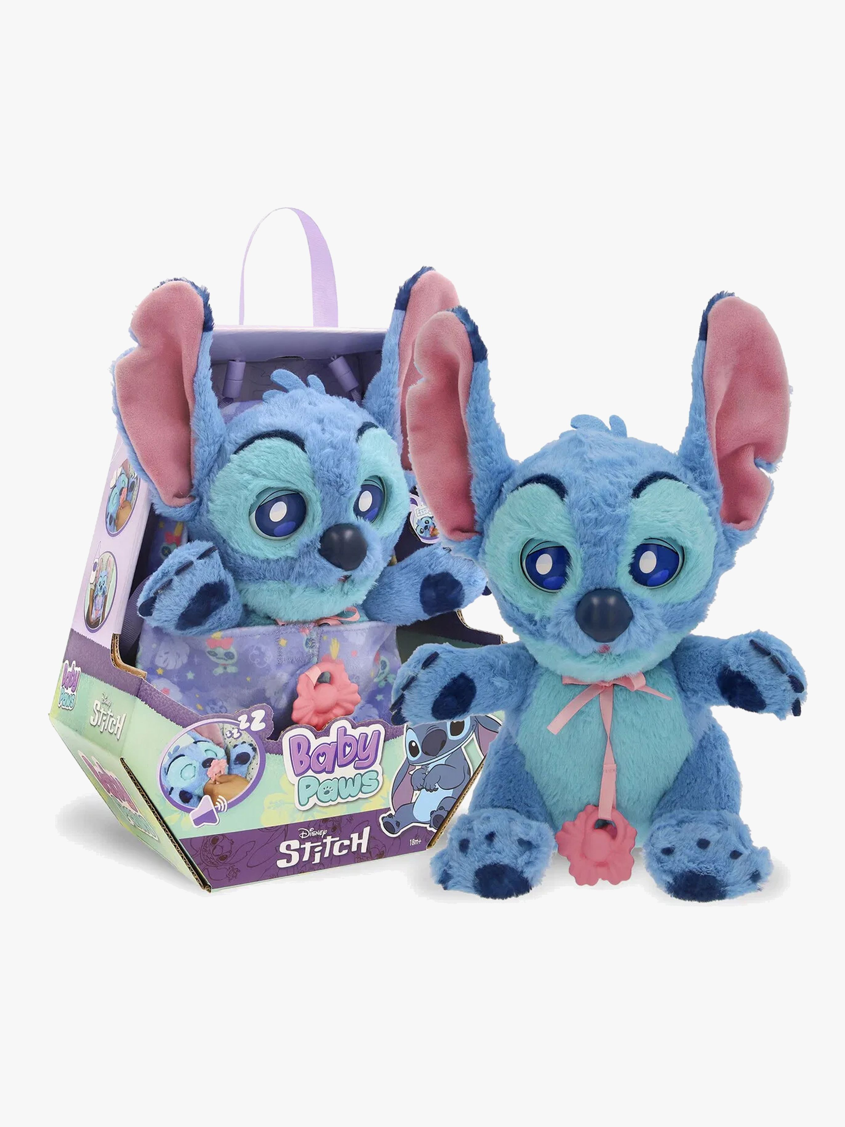 Disney Lilo &  Stitch Baby Paws Interaktiv Gosedjur 24 cm