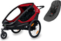 Hamax Outback Cykelvagn inkl. Babyinsats, Red/Black