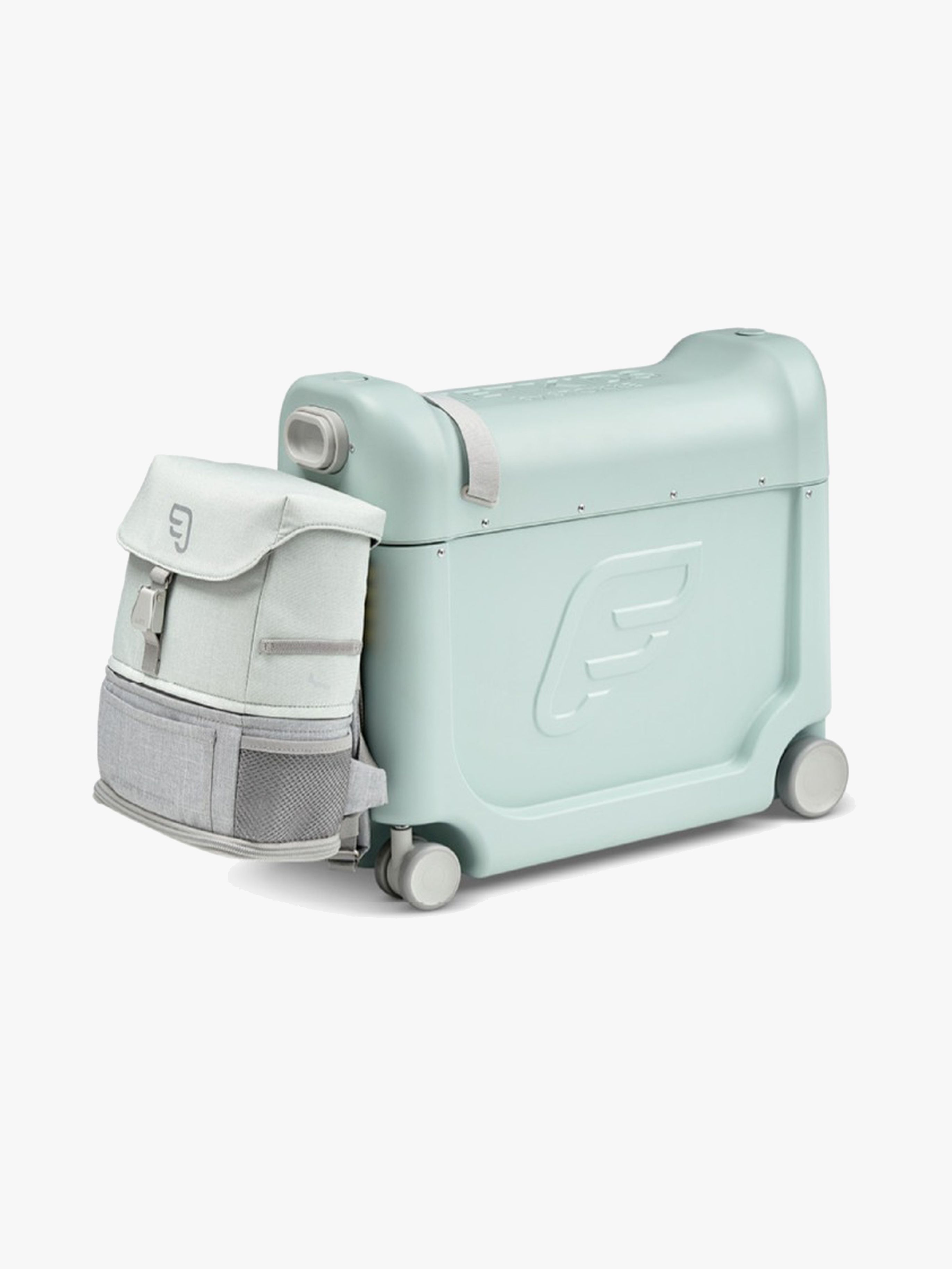 Stokke JetKids Resesäng och Ryggsäck Green