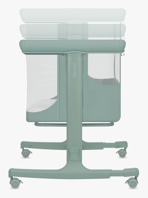 Lionelo Aurora Bedside Crib 3-i-1, Green Sage