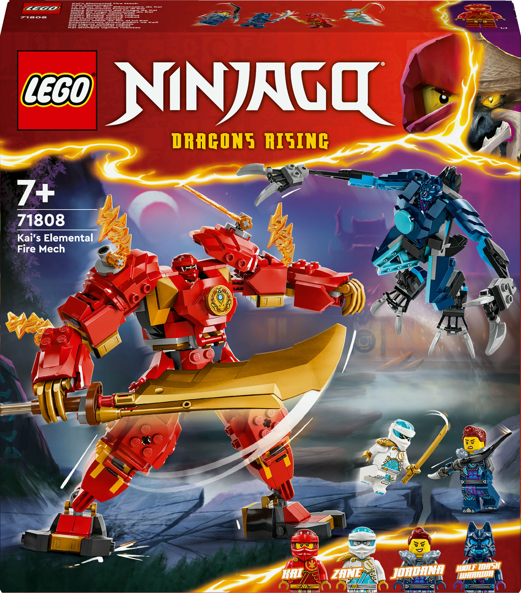 LEGO Ninjago 71808 Kais elementeldrobot