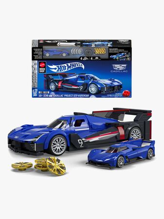Mattel Brick Shop Hot Wheels Speed Series Brick Shop Hot Wheels Byggset Cadillac Project GTP Hypercar 236 Delar