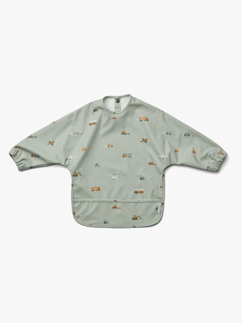 LIEWOOD Merle Cape Haklapp med Tryck, Vehicles/Dove Blue