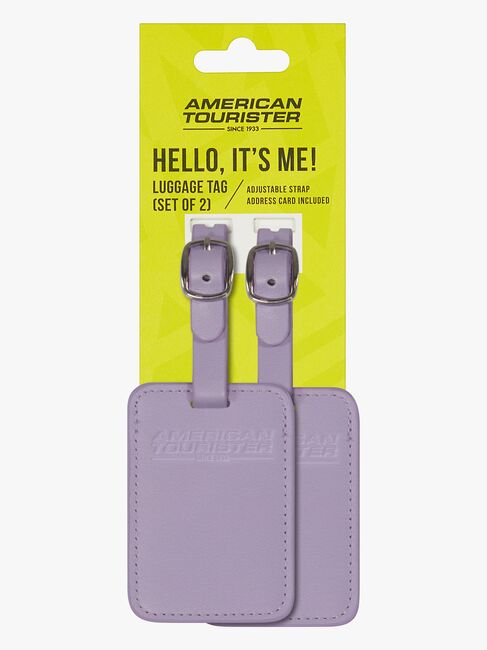 American Tourister Bagagetag 2-Pack, Digital Lavender