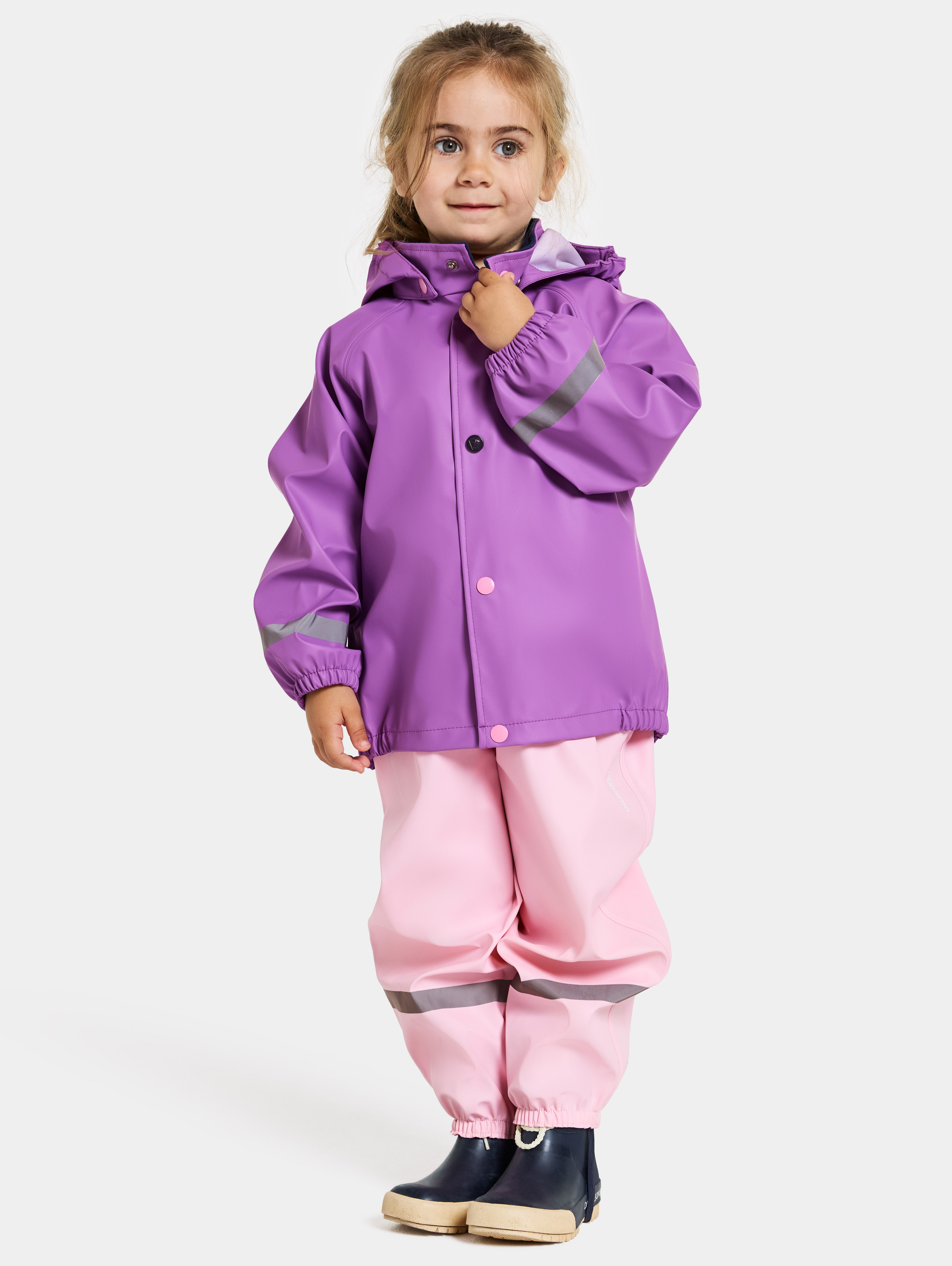 Didriksons Slaskeman Regnställ, Tulip Purple, 90 - Bäst i test