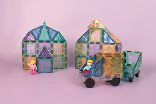 Playbox  Magnetiska Brickor Glitter 110 Delar