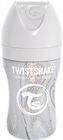 Twistshake Anti-Kolik Rostfritt 260ml, Marmor/Grå