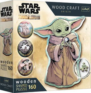 Trefl Wood Craft Origin Star Wars The Mandalorian Pussel Grogu 160 Bitar