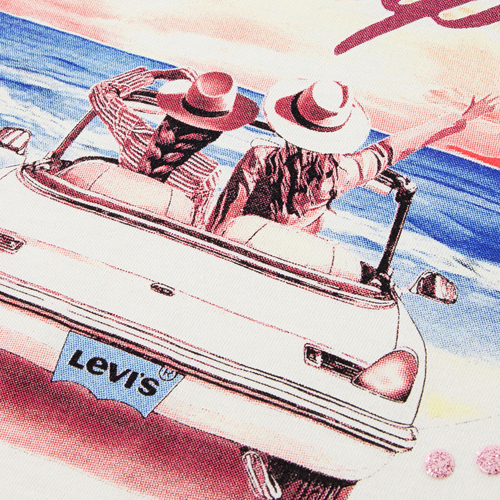 Levi's LVG Coastal GriLS SS T-shirt, Antique White