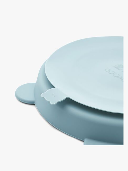 LIEWOOD Stacy Delad Tallrik 2-Pack, Sea Blue/Whale Blue