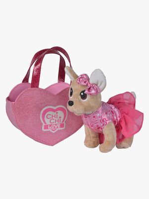 ChiChi Love Gosedjur Hund med Hjärtformad Väska