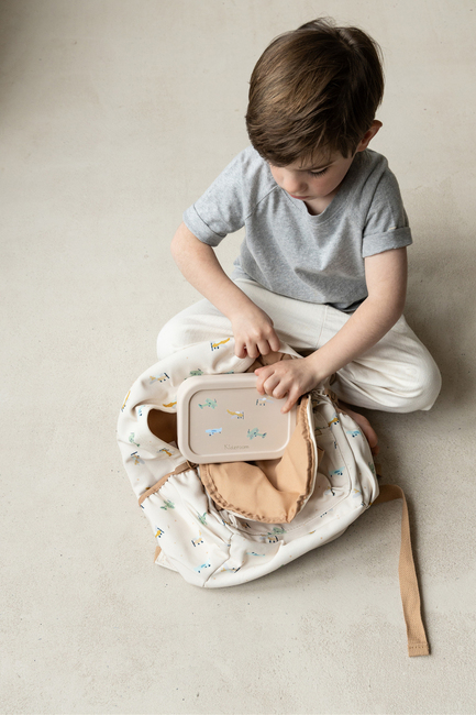 Kidzroom Silikon Matlåda Small Talk, Beige
