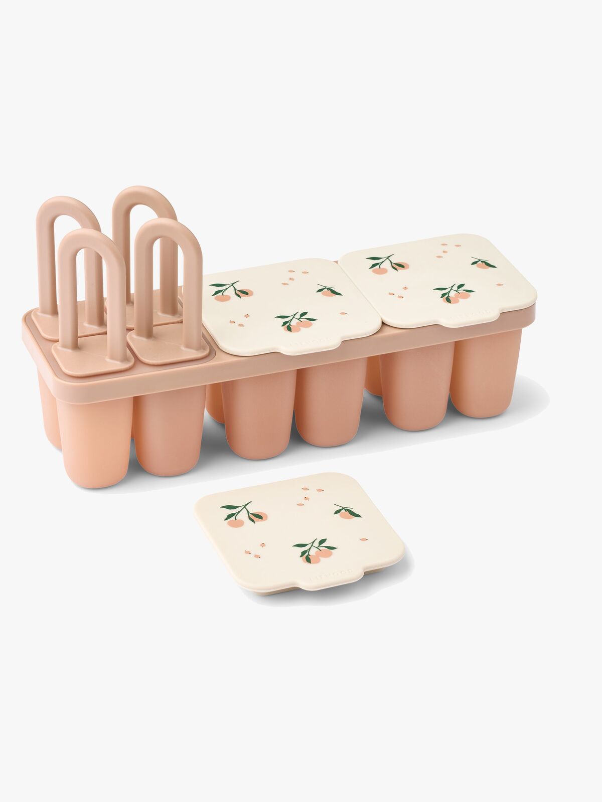 LIEWOOD Kaimen Mat- & Isglassbricka, Peach/Sea shell