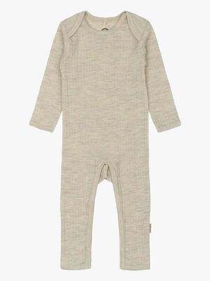 Mikk-Line Vinterdress Merinoull, Melange Offwhite