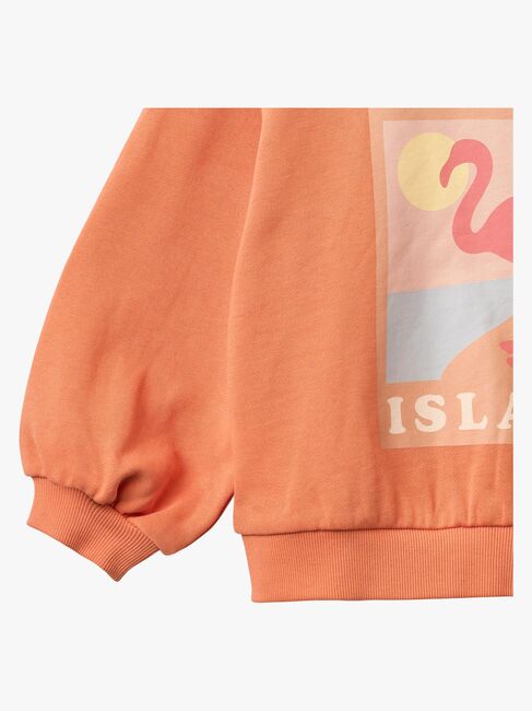 Wheat Eliza Sweatshirt, Sunkissed Orange