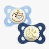 MAM Original Night Nappar Silikon 2-Pack 0-6m, Blå