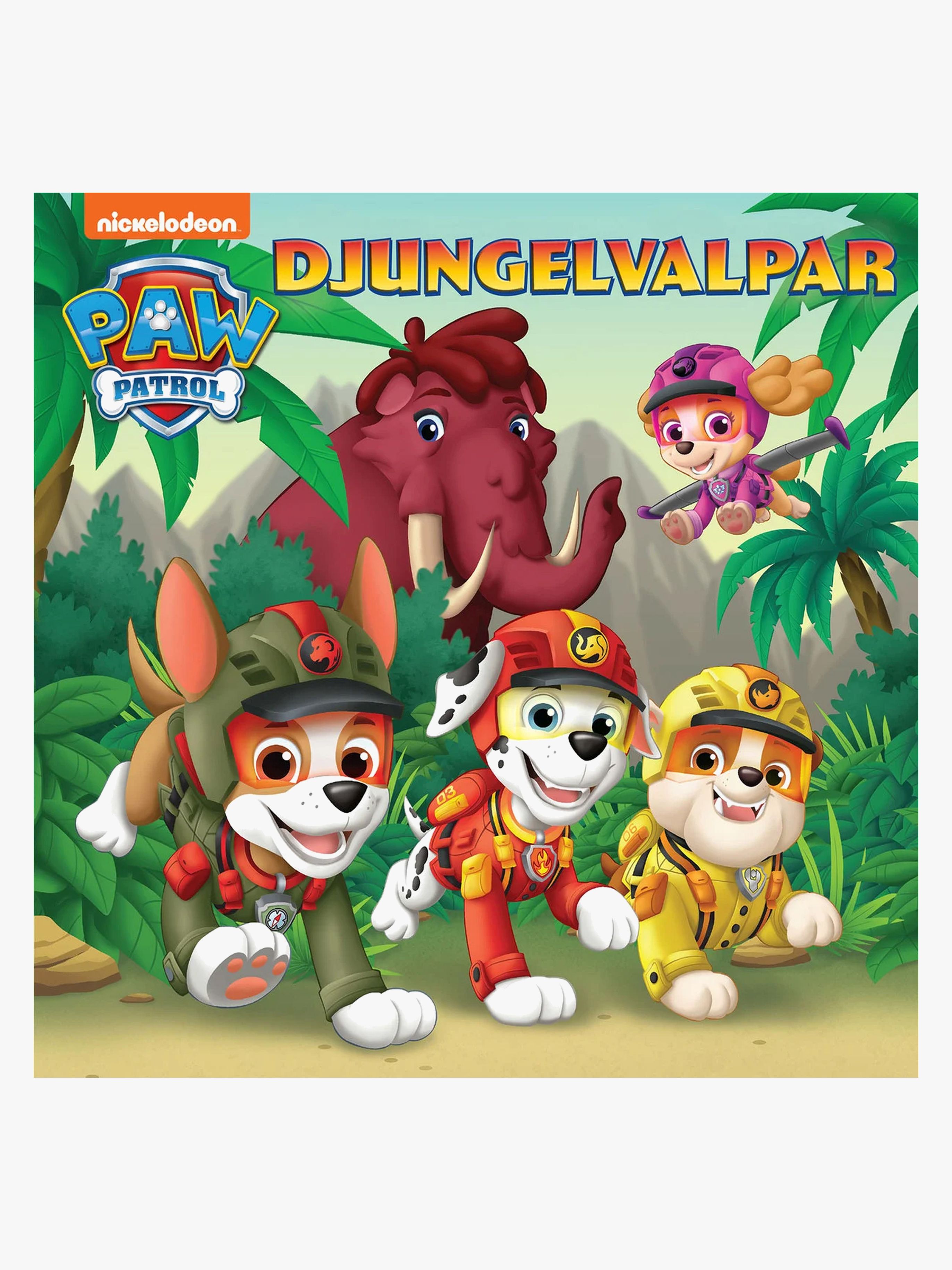 Paw Patrol Barnbok Djungelvalpar