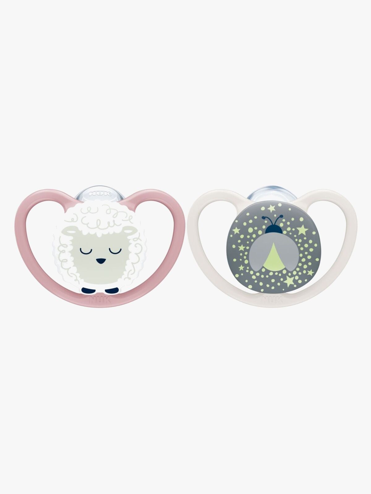 NUK Perfect Match Air Night Napp 2-Pack Stl 2, Sheep