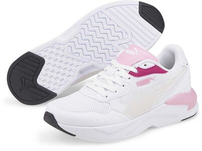 Puma X-Ray Speed Lite Jr Sneaker, Puma White/Nimbus Cloud/Festival Fuchsia/Prism Pink