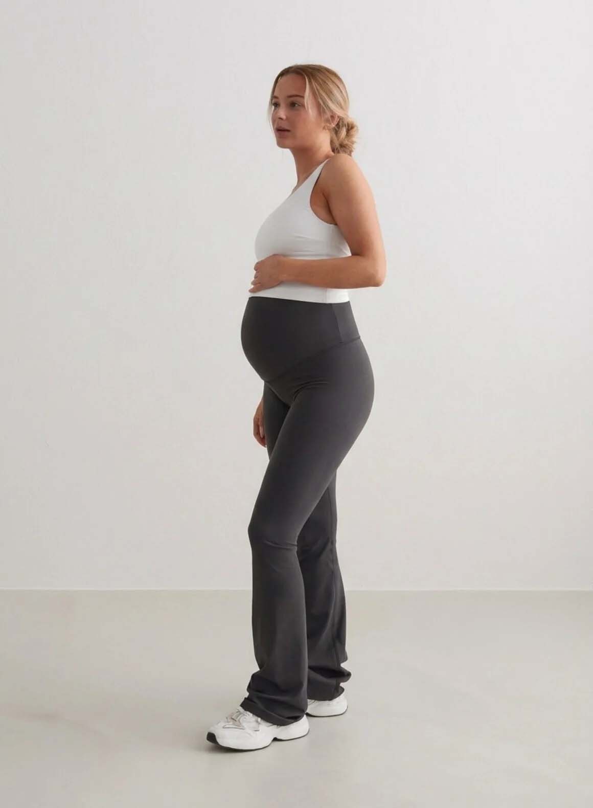 Aim'n Sense Maternity Flare Tights, Shadow Grey