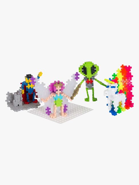 Plus-Plus Byggset med Basplatta & Tub Figurer 4x100 Delar