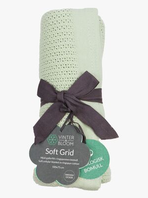 Vinter & Bloom Soft Grid EKO Gallerfilt, Tender Green
