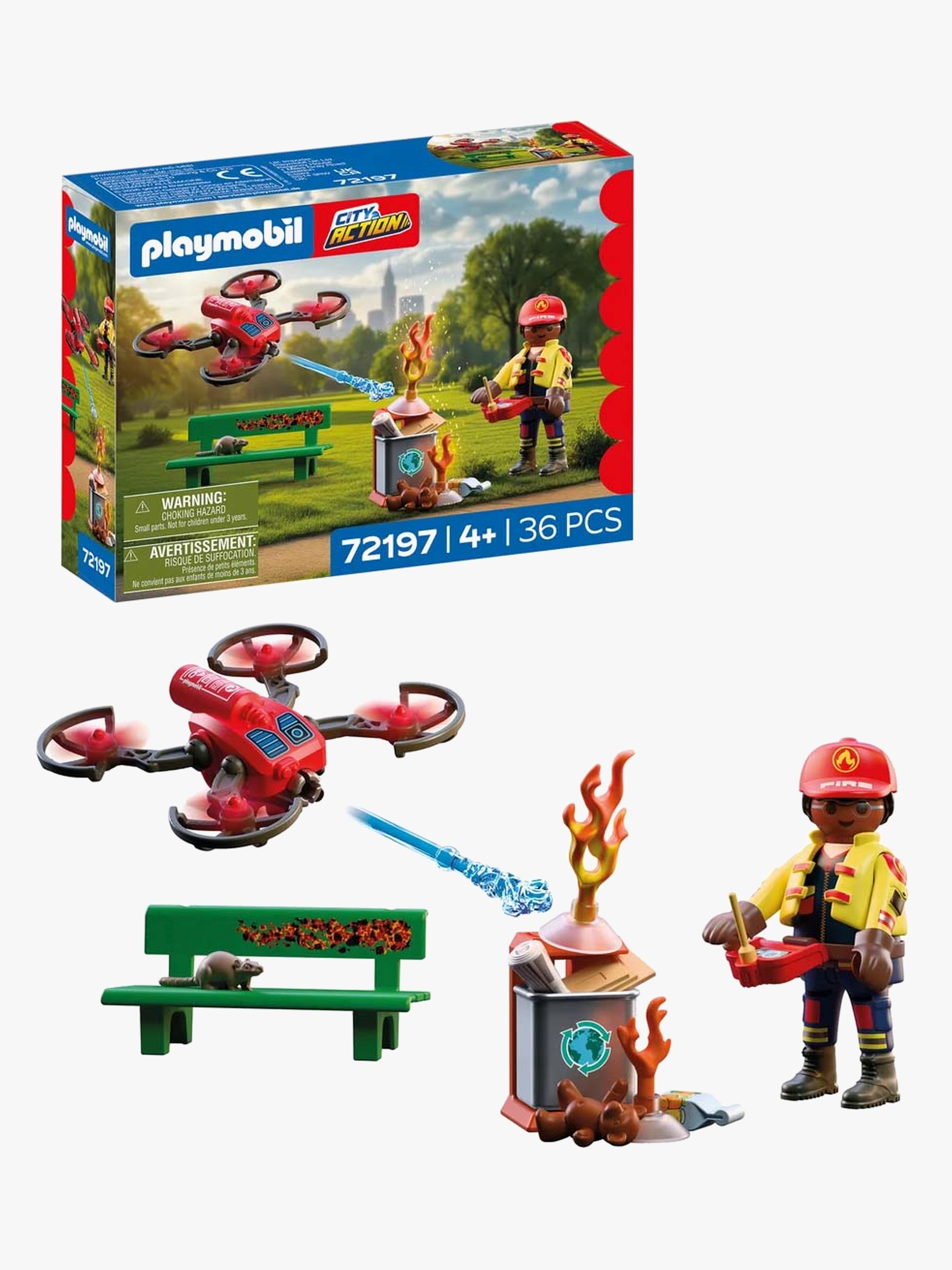 Playmobil City Action Brandsläckningsdrönare