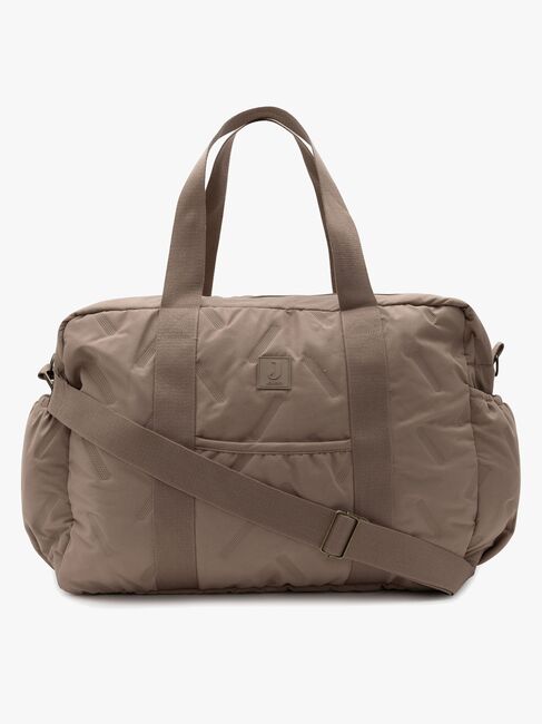 Jollein Embossed Lily Skötväska, Milky Coffee