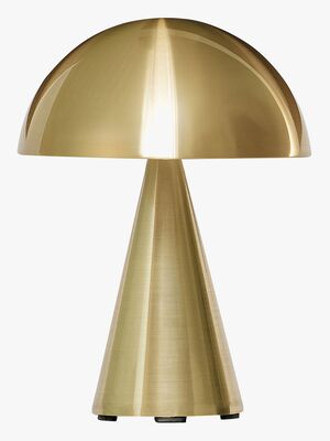 Hubsch Mush Portable Lamp, Brass