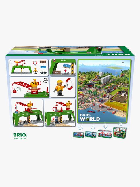 Brio BRIO 33996 Container Kran Tillbehör till tågbana
