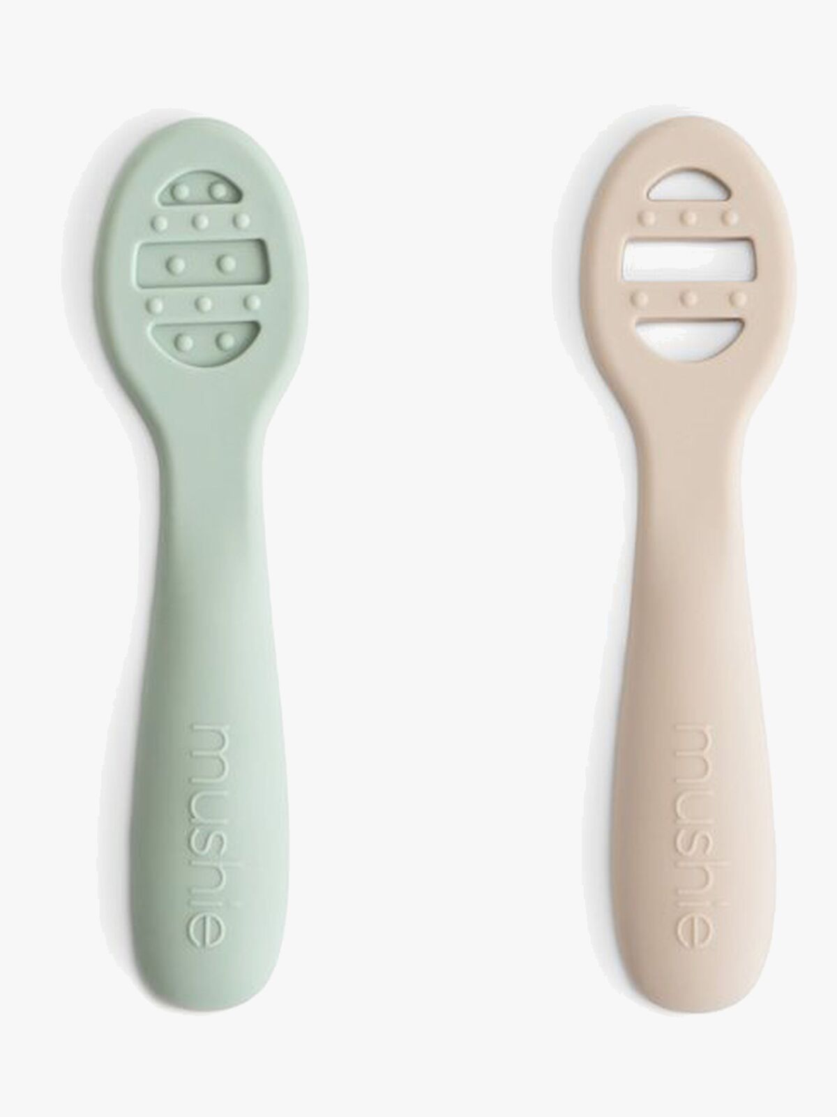 Mushie Nybörjarsked 2-Pack, Cambridge Blue/Shifting Sand