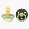 BIBS Studio Colour Fusion Napp 2-Pack Stl 1, Sage Hunter Green mix