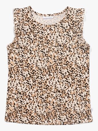 Luca & Lola Montena Topp 2-pack, Leopard/Black