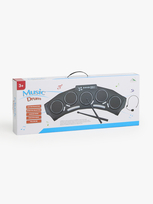 Alex's Garage Rockstjärna Trumset & Mikrofon Elektriskt