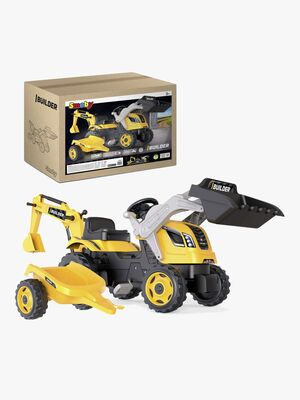 Smoby  Max Builder Traktor + Släpvagn