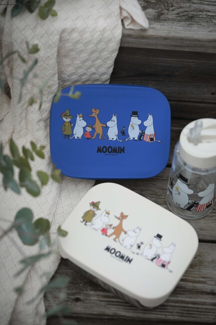 Mumin Lunchlåda Plåt, Familj Blå