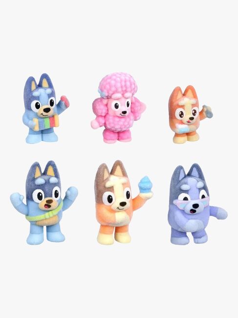 Bluey Fuzzies Figurer Fan-favoriter 8-pack