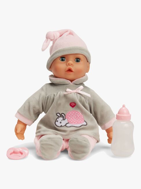 Bayer Design Docka First Words Baby 38 cm, Grå